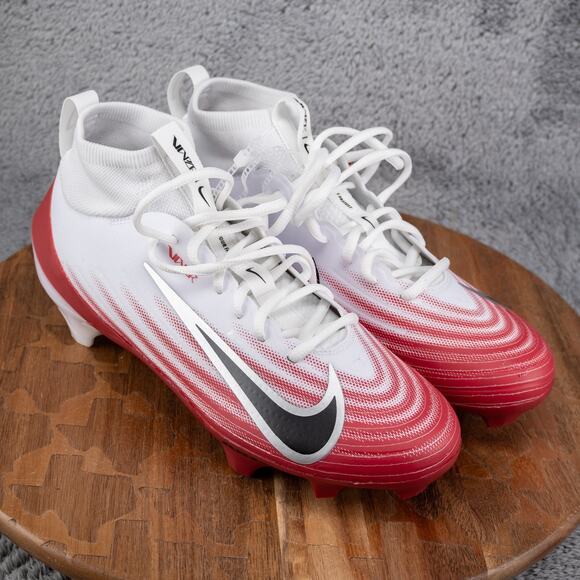 Nike Zoom Air Vapor Pro 1 Football Cleats White Red FB3298-102 Size 9 NEW - Picture 1 of 8